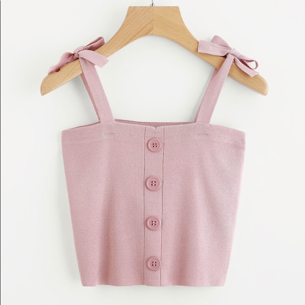 SHEIN MAUVE CROP TOP
